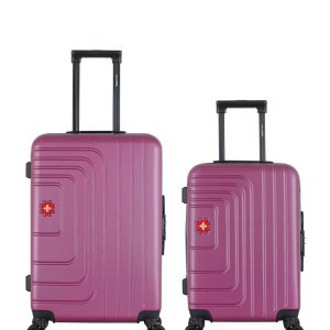 2er-Pack Hartschalenkoffer: Mittelgroßer Koffer und Handgepäck RUTI