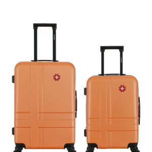 2er-Pack Hartschalenkoffer: Mittelgroßer Koffer und Handgepäck USTER