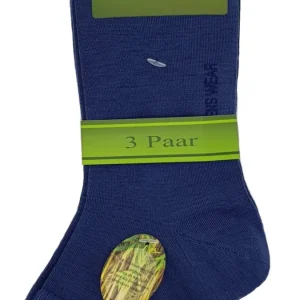 Bambus Herren Kurzschaftsocken 3 Paar (16365)