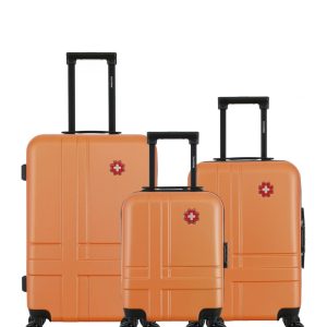 3er-Pack – Mittelgroßer Koffer, Kabinenkoffer und Kabinenkoffer XXS USTER