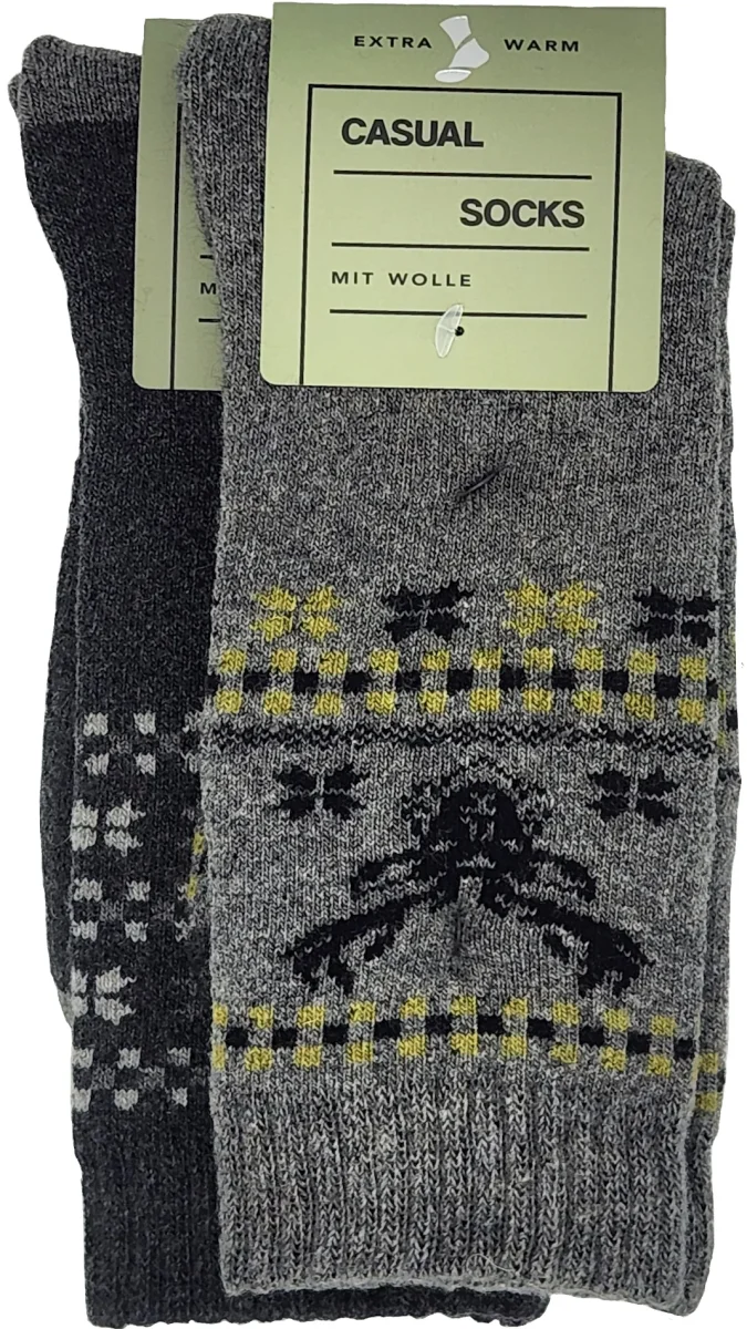 Herren Thermo Socken Hirsch 2 Paar (21455) – Bild 4