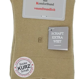 Herren Gesundheitskurzsocken Trichter EXTRA venenfreundlich 3 Paar (26600)