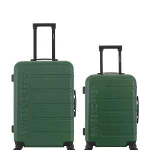 2er-Pack Hartschalenkoffer: Mittelgroßer Koffer und Handgepäck AIGLE