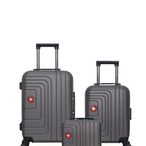3er-Pack Hartschalenkoffer: Handgepäck, Handgepäck XXS und Kosmetikkoffer RUTI