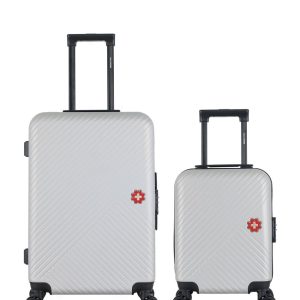 2er-Pack Hartschalenkoffer: Mittelgroßer Koffer und Handgepäck XXS SPIEZ