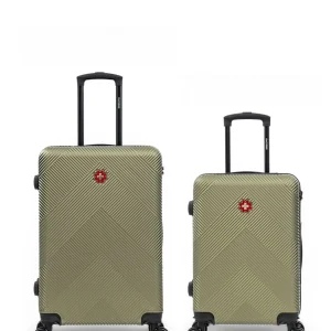 2er-Pack Hartschalenkoffer: Mittelgroßer Koffer und Handgepäck OLTEN