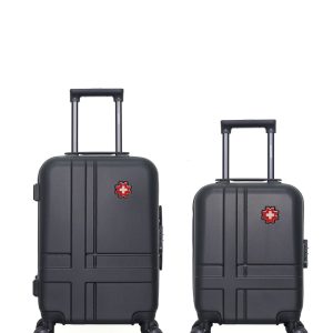 2er-Pack Hartschalenkoffer: Handgepäck und Handgepäck XXS USTER