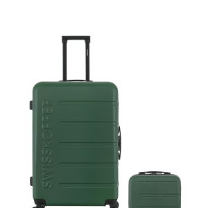 2er-Pack Hartschalenkoffer: Großer Koffer und Kosmetikkoffer AIGLE