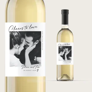 Flaschenetiketten “With Love”