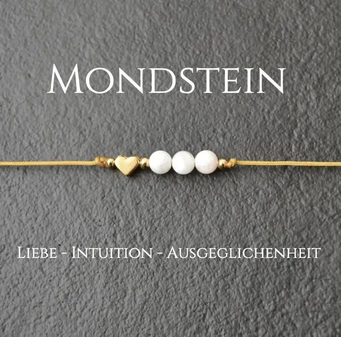 Mondstein Armband - Edelstein – Bild 3