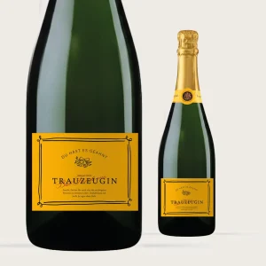 Flaschenetikett “Veuve”