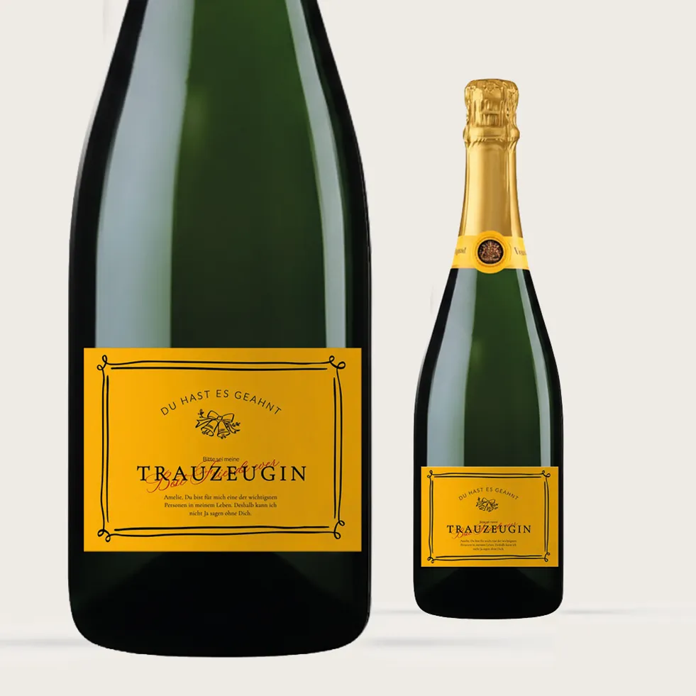 Flaschenetikett “Veuve” – Bild 2