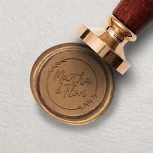 Siegelstempel “Martha & Flori”
