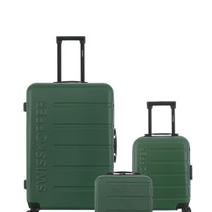 3er-Pack Hartschalenkoffer: Großer Koffer, Handgepäck XXS und Kosmetikkoffer AIGLE