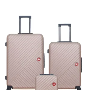 3er-Pack Hartschalenkoffer: Großer Koffer, mittelgroßer Koffer und Kosmetikkoffer SPIEZ