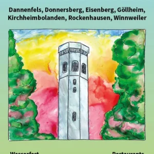 Pfälzerwald Wanderkarte Blatt 2 - Donnersberg 1:25.000
