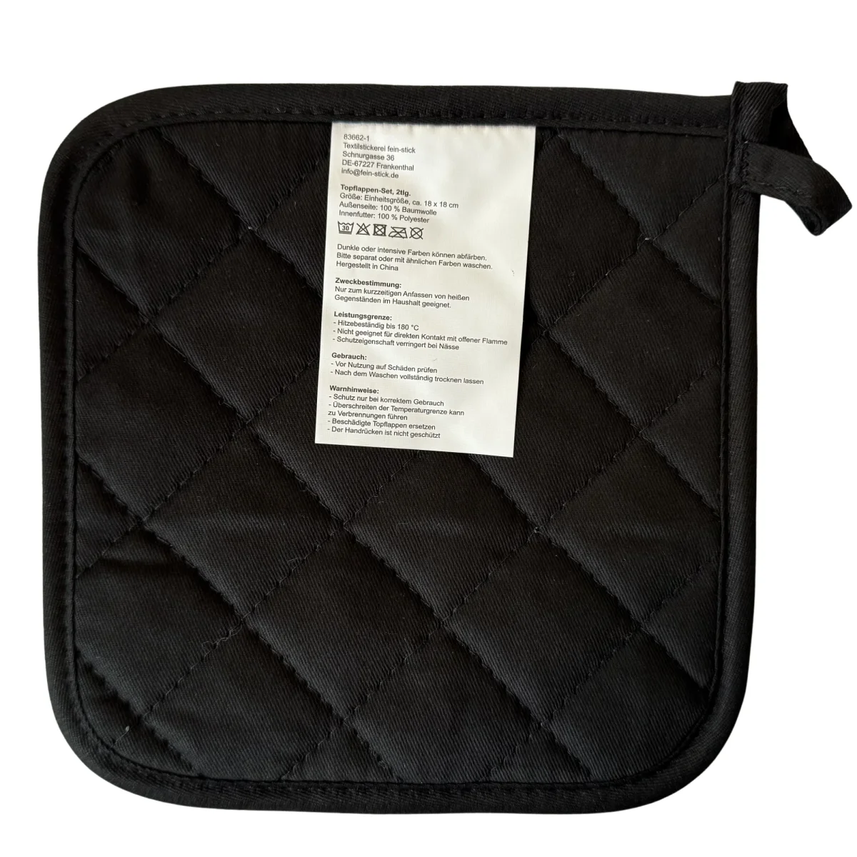 Dubbeglas Topflappen (1 Stück) – Bild 6