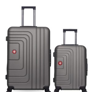 2er-Pack Hartschalenkoffer: Großer Koffer und Handgepäck RUTI