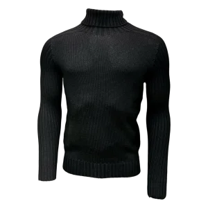 Gran Sasso 14136/24609 Rainwool Rollkragen schwarz