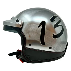 GULF Helm, new Jet Helm, Little Bastard, limited Edition, silber