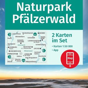 Pfalz und Pfälzerwald Wanderkarte 1:50.000 (Kompass)