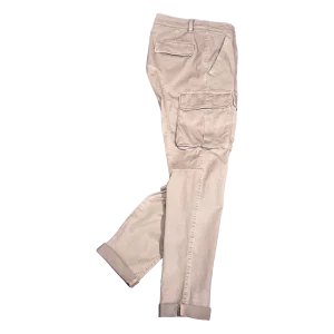 Never Laundry, Baumwoll Cargohose, sand