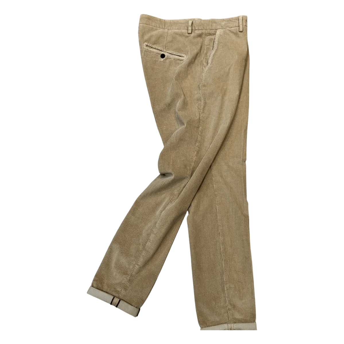 Never Laundry, Baumwoll Cordhose, sandgelb – Bild 2