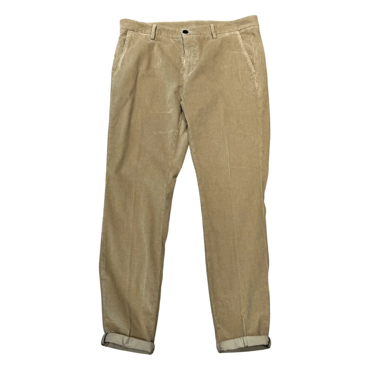 Never Laundry, Baumwoll Cordhose, sandgelb – Bild 3