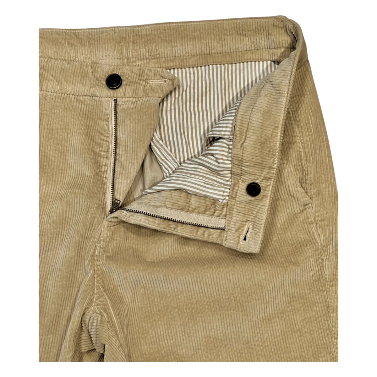 Never Laundry, Baumwoll Cordhose, sandgelb – Bild 5