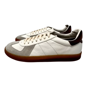 Officine Creative, MILITIA, weißer Sneaker, Hirsch Naturkautschuksohle