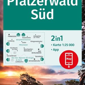 Pfälzerwald Süd Wanderkarte 1:25.000 (Kompass)