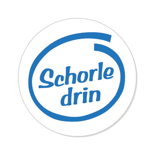 Schorle drin Button Ø 25 mm – Bild 2