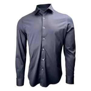 Sonrisa, feines Jersey Hemd, navy, dunkler Knopf