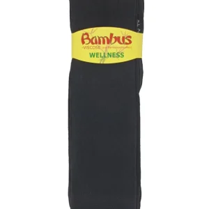 Gesundheits-Kniestrümpfe Bambus 3 Paar schwarz (6468)