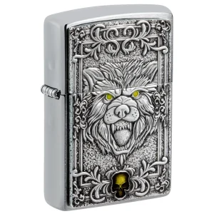 Zippo Wolf Skull | Benzinfeuerzeug